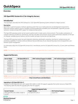 VSI Openvms V8.4-2 Overview