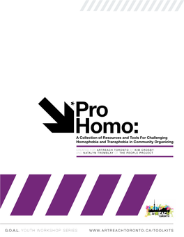 A Collection of Resources and Tools for Challenging Homophobia and Transphobia in Community Organizing