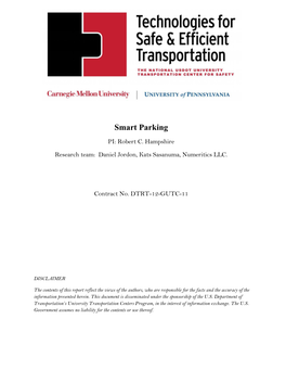 Smart Parking PI: Robert C