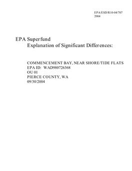 Record of Decision (Rods)