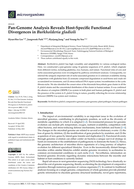 Pan-Genome Analysis Reveals Host-Specific Functional