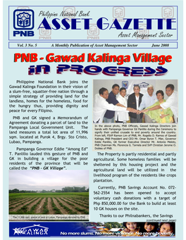 ASSET GAZETTE PNB –GAWAD KALINGA VILLAGE … (Continued from Previous Page)