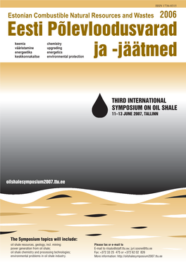 Arvo Ots „Oil Shale Fuel Combustion” Properties