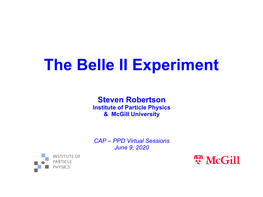 The Belle II Experiment