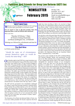 NEWSLETTER February 2015