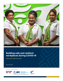 Building Safe and Resilient Workplaces During COVID-19