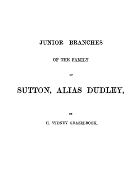 Sutton, Alias Dudley