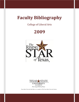 Faculty Bibliography