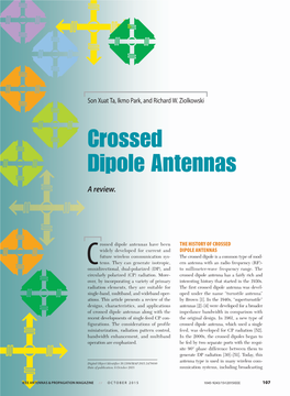Crossed Dipole Antennas