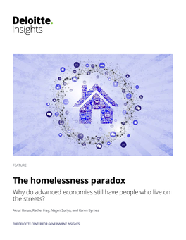 The Homelessness Paradox Why Do Advanced Economies Still Have People Who Live on the Streets?
