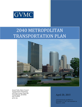 2040 Metropolitan Transportation Plan