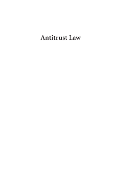 Antitrust Law