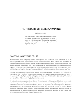 The History of Serbian Mining