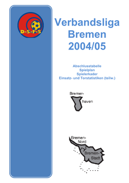 Verbandsliga Bremen 2004/05