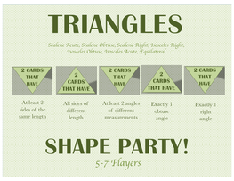 Triangles Shape Party