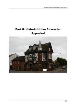 Historic Urban Character Appraisal