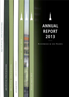 Annual REPORT 2013 Worldreginfo - B07086c9-5Be1-441D-9056-B7a19291cee8 Financial Calendar