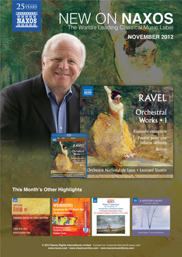 New on Naxos | NOVEMBER 2012