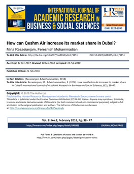 How Can Qeshm Air Increase Its Market Share in Dubai?