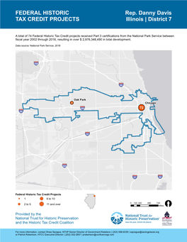 Illinois 7 Historic Tax Credit Economic Data 2002-2018