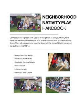 Neighborhood Nativity Play Handbook