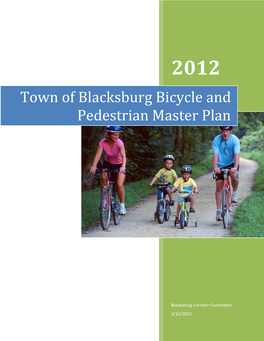 Town of Blacksburg Bicycle and Pedestrian Master Plan