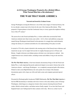 The War That Made America