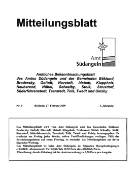 Mitteilungsblatt