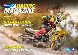 Stefan Everts Back with Suzuki