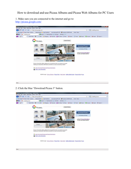 How to Download and Use Picasa Albums and Picasa Web Albums for PC Users