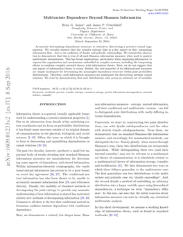 Multivariate Dependence Beyond Shannon Information