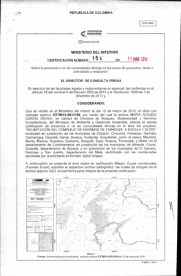 Delimitacion Del Complejo De Paramos De Chingaza a Escala 115.000 Departamento: Cundinamarca, Boyaca, Meta E Xtm116-0010101