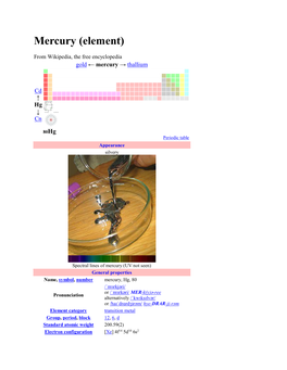 Mercury (Element)