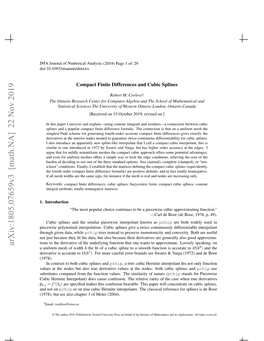 Arxiv:1805.07659V3 [Math.NA] 22 Nov 2019