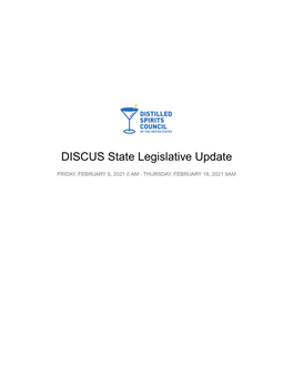 DISCUS State Legislative Update
