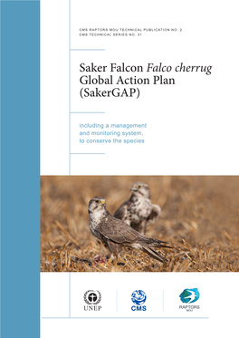 Saker Falcon Falco Cherrug Global Action Plan (Sakergap)