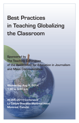 Best Practices in Teaching Globalizing the Classroom