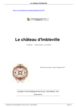 Le Château D'imbleville