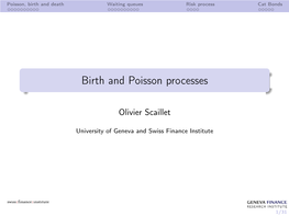 Birth and Poisson Processes