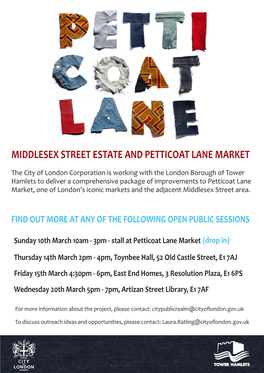 Middlesex Street Estate and Petticoat Lane Market