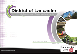Draft Lancaster Highways and Transport Masterplan