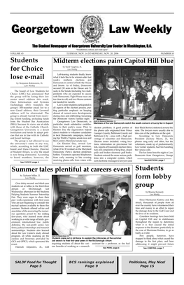 Georgetown Law Weekly