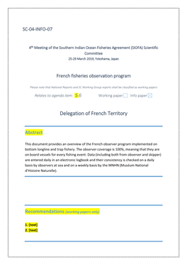 SC-04-INFO-07 French Fisheries Observation Program