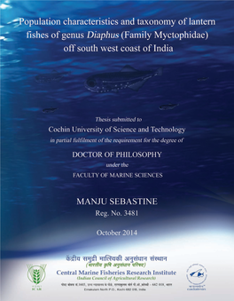 Manju Sebastine Thesis.Pdf