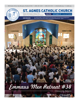 Emmaus Men Retreat