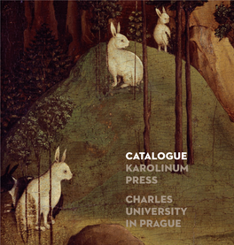 Catalogue Karolinum Press Charles University in Prague
