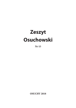 Zeszyt Osuchowski