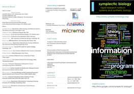 Symplectic Biology