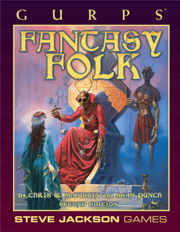 GURPS Classic Fantasy Folk