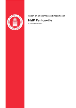 HMP Pentonville 2 - 13 February 2015
